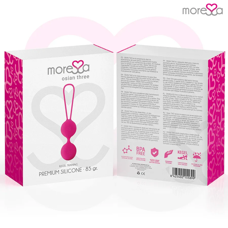MORESSA - OSIAN DREI PREMIUM SILIKON ROSA - Vanelion Paradise
