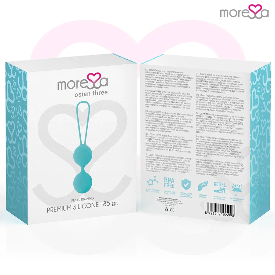 MORESSA - OSIAN DREI PREMIUM TÜRKIS-SILIKON - Vanelion Paradise