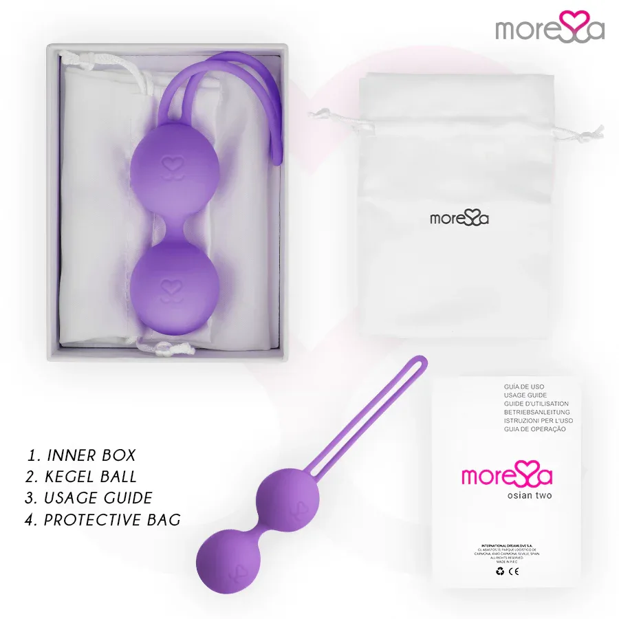 MORESSA - OSIAN TWO PREMIUM LILA SILIKON - Vanelion Paradise