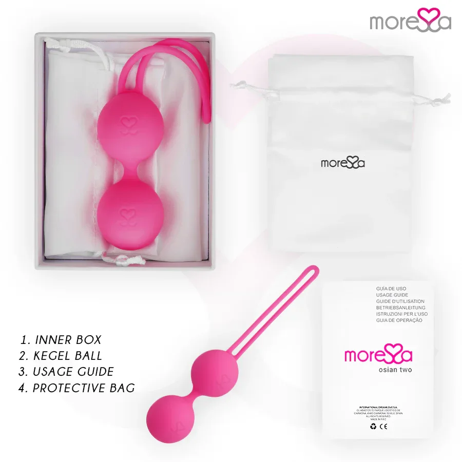 MORESSA - OSIAN TWO PREMIUM SILIKON ROSA - Vanelion Paradise