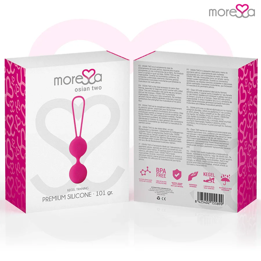 MORESSA - OSIAN TWO PREMIUM SILIKON ROSA - Vanelion Paradise