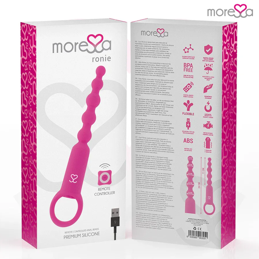 MORESSA - RONIE FERNBEDIENUNG ANALVERGNÜGEN ROSA - Vanelion Paradise