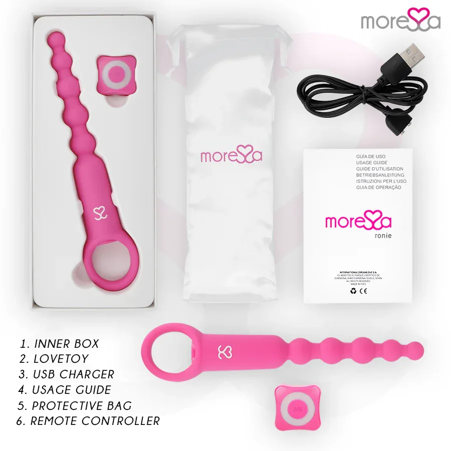 MORESSA - RONIE FERNBEDIENUNG ANALVERGNÜGEN ROSA - Vanelion Paradise