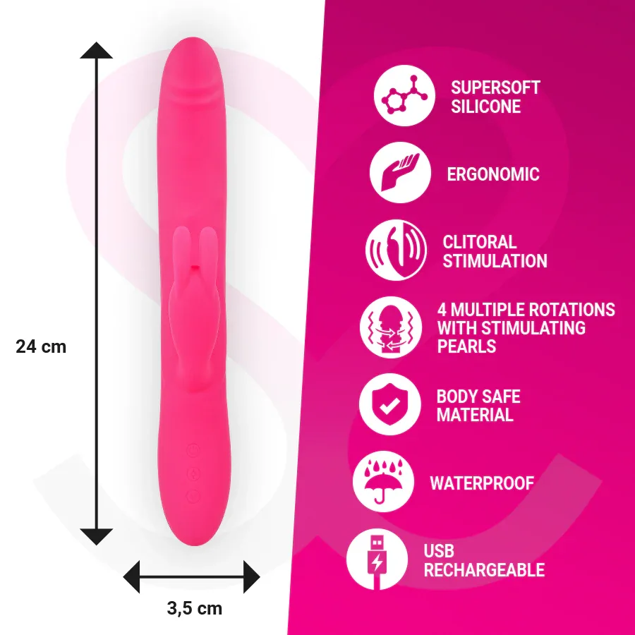 MORESSA - SOMER PREMIUM VIBRATOR MIT MEHRFACHDREHUNG - Vanelion Paradise