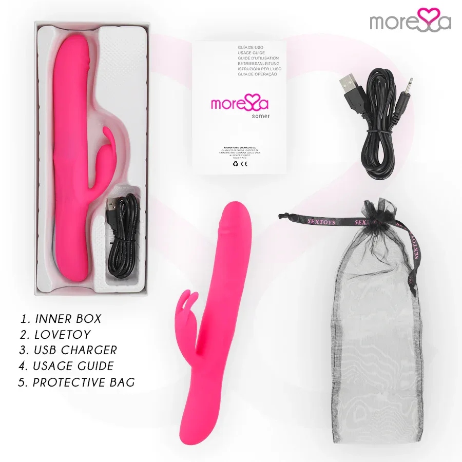 MORESSA - SOMER PREMIUM VIBRATOR MIT MEHRFACHDREHUNG - Vanelion Paradise