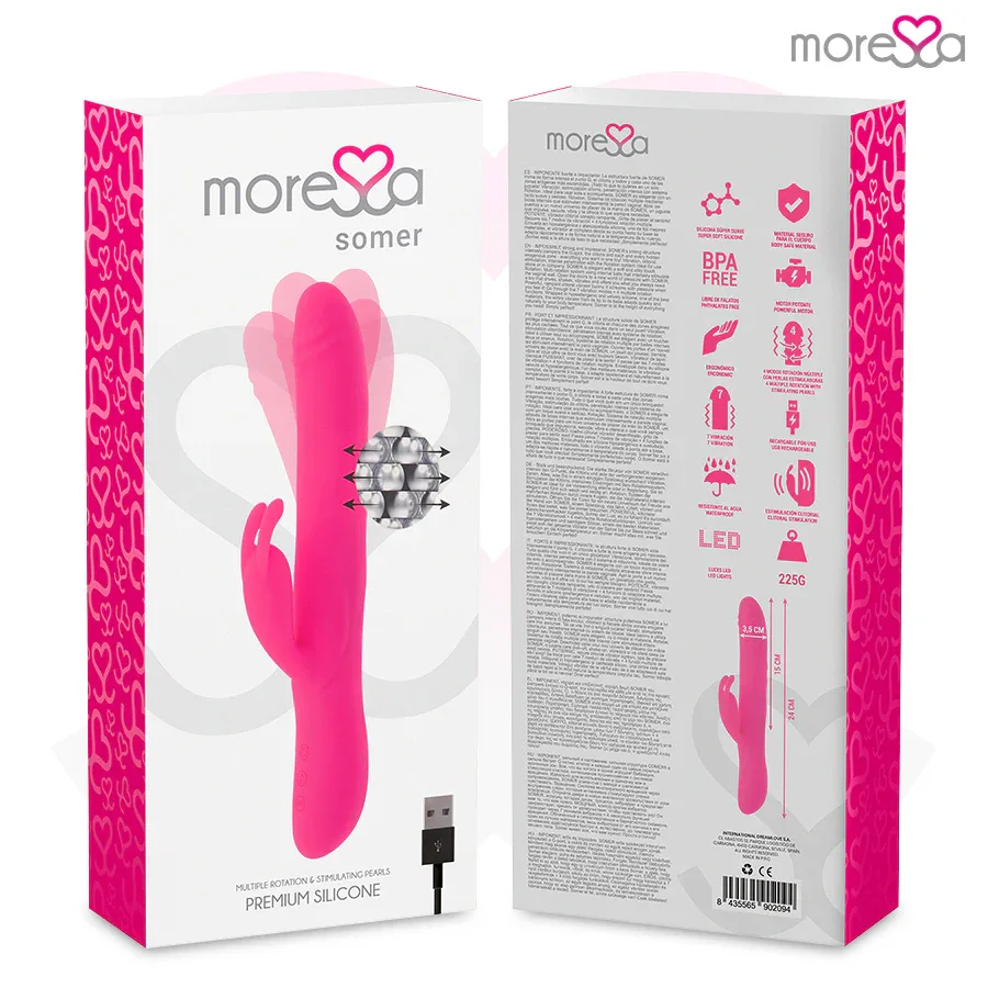 MORESSA - SOMER PREMIUM VIBRATOR MIT MEHRFACHDREHUNG - Vanelion Paradise