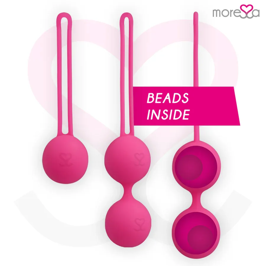 MORESSA - OSIAN SET PREMIUM SILIKON ROSA (Osian One - 51 g | Osian Two - 101 g | Osian Three 85 g) - Vanelion Paradise