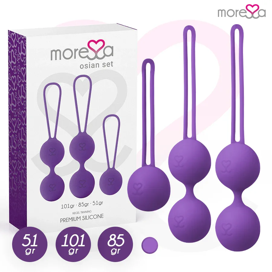 MORESSA - OSIAN SET PREMIUM LILA SILIKON - Vanelion Paradise