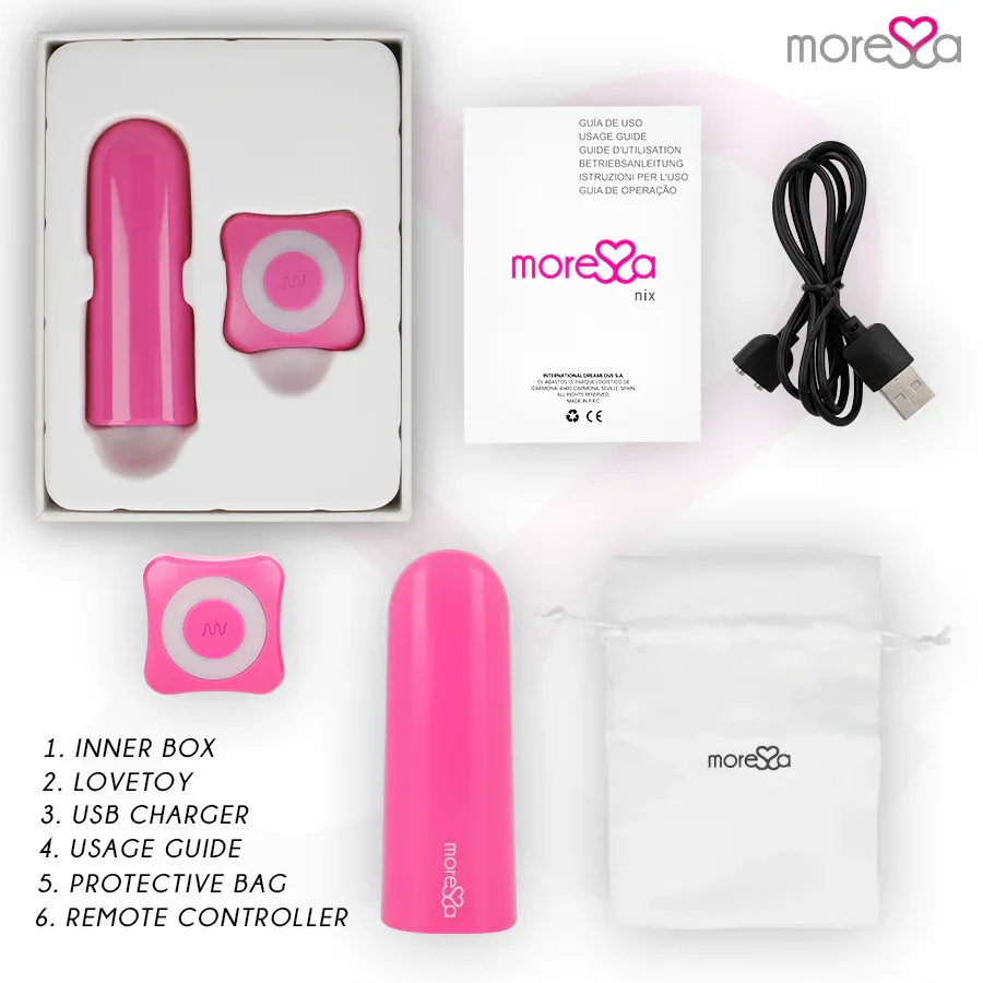 MORESSA - NIX VIBRATOR FERNBEDIENUNG ROSA - Vanelion Paradise