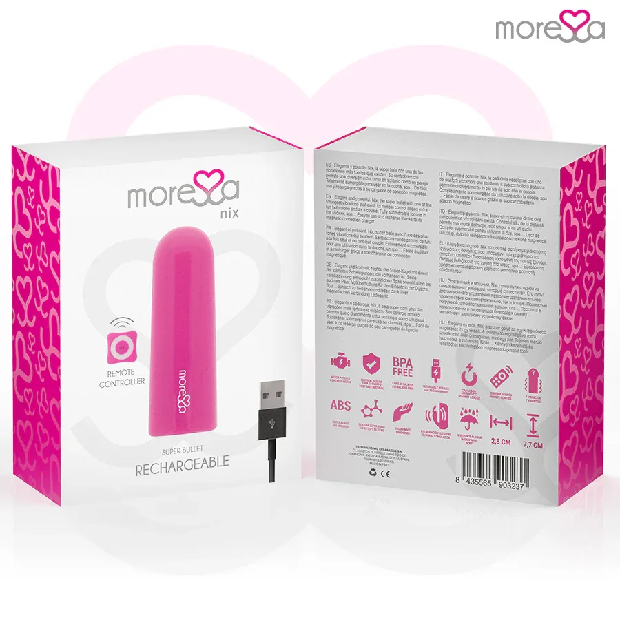 MORESSA - NIX VIBRATOR FERNBEDIENUNG ROSA - Vanelion Paradise
