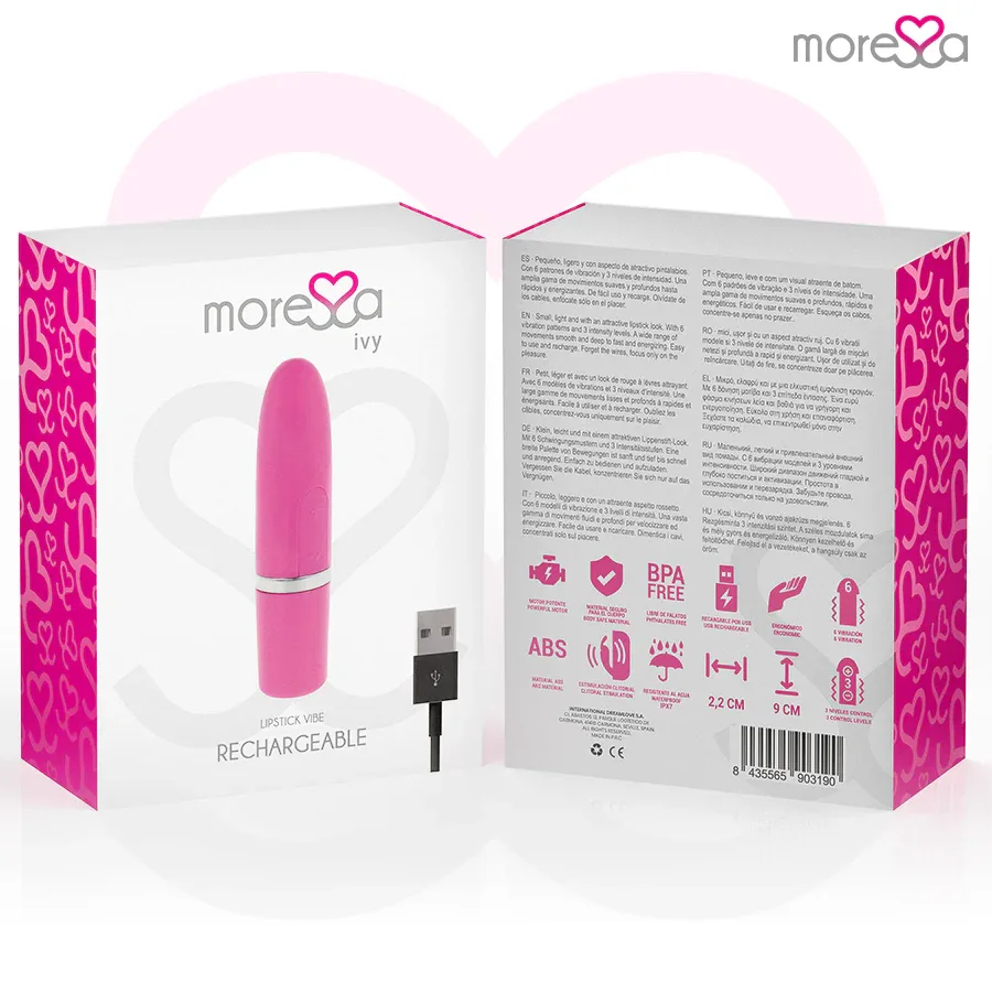 MORESSA - IVY VIBRATOR STIMULATOR REISE ROSA - Vanelion Paradise
