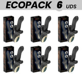 ECOPACKS 6 EINHEITEN - IBIZA LEISTUNGSSTARKER VIBRATOR MIT STOSS- UND BEISSEFFEKT - Vanelion Paradise