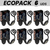 ECOPACKS 6 EINHEITEN - IBIZA WIGGLE FERNGESTEUERTER ROTIERENDER ANALSTECKER MIT DAMMVIBRATION UND PENISVERGRÖSSERUNGSRINGEN - Vanelion Paradise