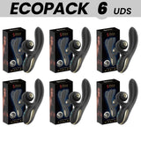 ECOPACKS 6 EINHEITEN - IBIZA TWISTER VIBRATOR MIT KURVENSTIMULATOR UND VIBRO-ROTATION - Vanelion Paradise