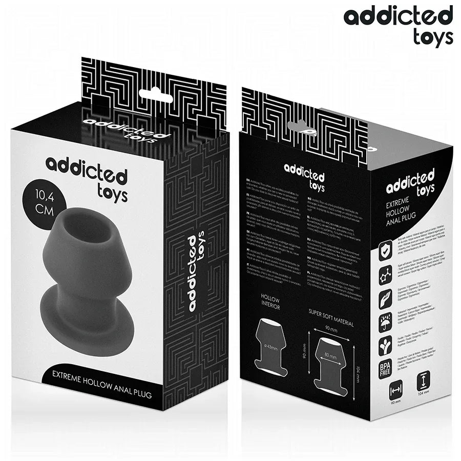 ADDICTED TOYS - EXTREM HOHL ANAL PLUG GRÖSSE L 10,4 CM - Vanelion Paradise