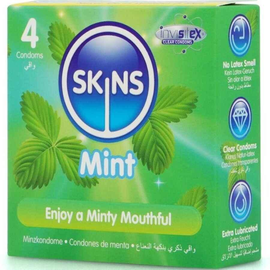 SKINS - MINT PREMIUM KONDOME PACKUNG 4 - Vanelion Paradise