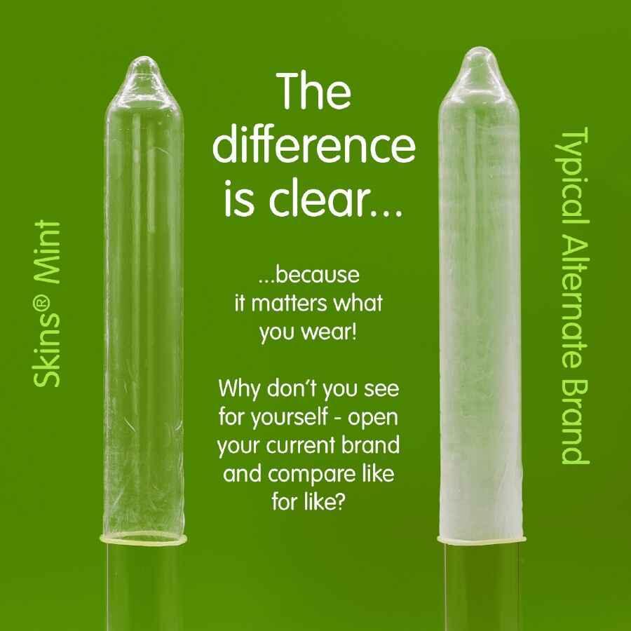 SKINS - MINT PREMIUM KONDOME PACKUNG 4 - Vanelion Paradise