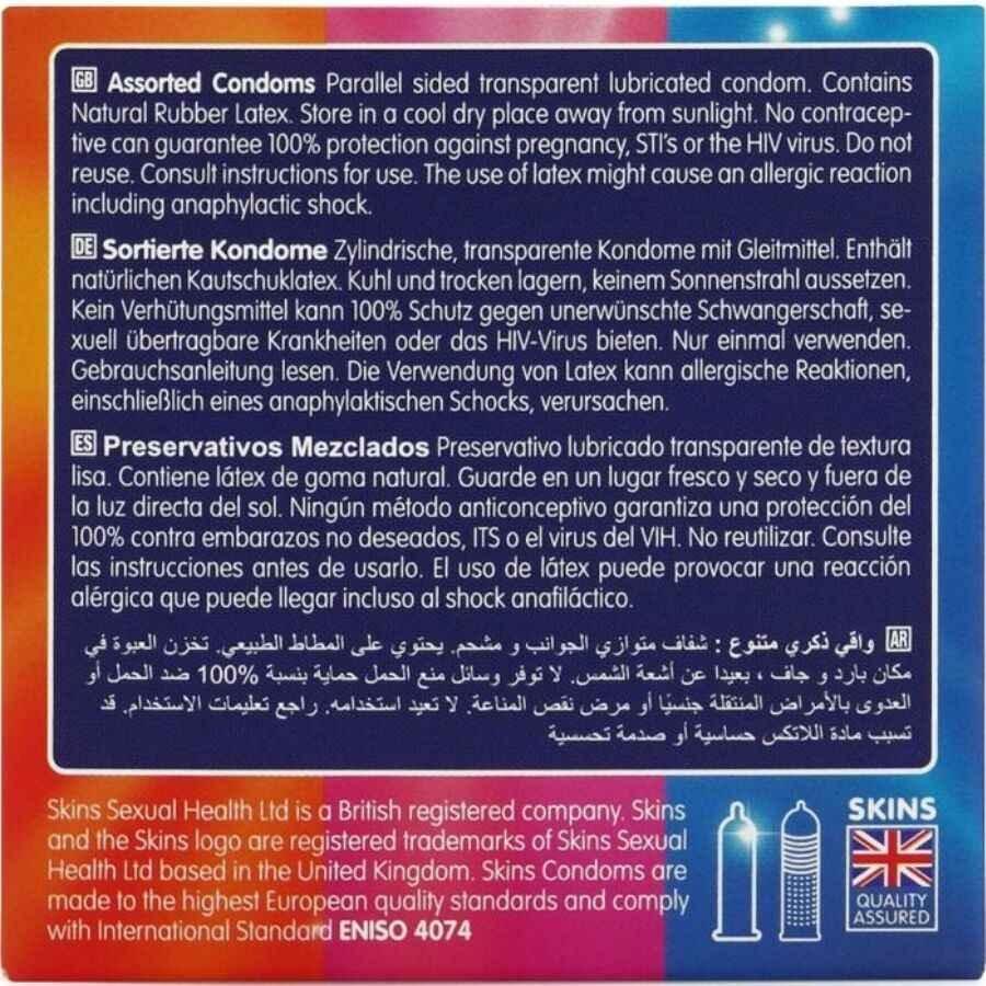 SKINS - SORTIERTE PREMIUM-KONDOME, 4ER-PACK - Vanelion Paradise