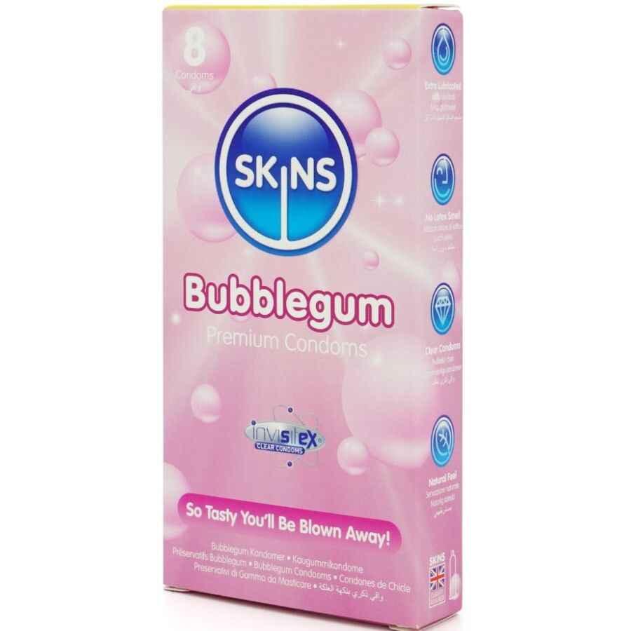 SKINS - BUBBLEGUM PREMIUM-KONDOME PACKUNG 8 - Vanelion Paradise
