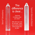 SKINS - ERDBEERE PREMIUM-KONDOME PACKUNG 4 - Vanelion Paradise