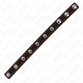 KINK - PENISRING AUS LEDER MIT DRUCKVERSCHLUSS ROT FUTTER 21 X 1,5 CM - Vanelion Paradise