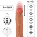MR INTENSE – BALDWIN REALISTISCHES MULTIFUNKTIONSGERÄT MIT VIBRATION, AUF- UND AB-FERNBEDIENUNG, 22 CM – ODER – 4 CM
