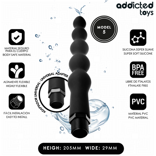 ADDICTED TOYS - ANAL CLEANER MIT UNIVERSALADAPTER MODELL 5
