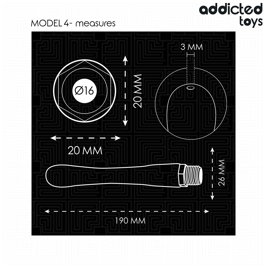 ADDICTED TOYS - ANAL CLEANER MIT UNIVERSALADAPTER MODELL 4