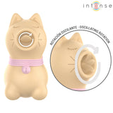 INTENSE - TOULOUSE STIMULATOR MIT 360º ROTIERENDER ZUNGE GELB - Vanelion Paradise