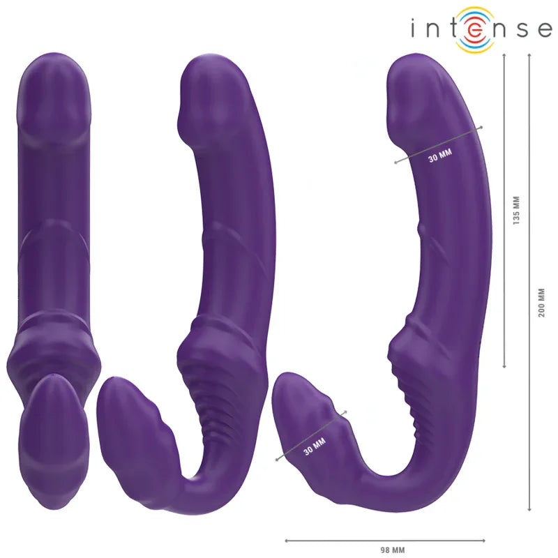 INTENSE - JILL DOPPELVIBRATOR 20 CM LILA FERNBEDIENUNG - Vanelion Paradise