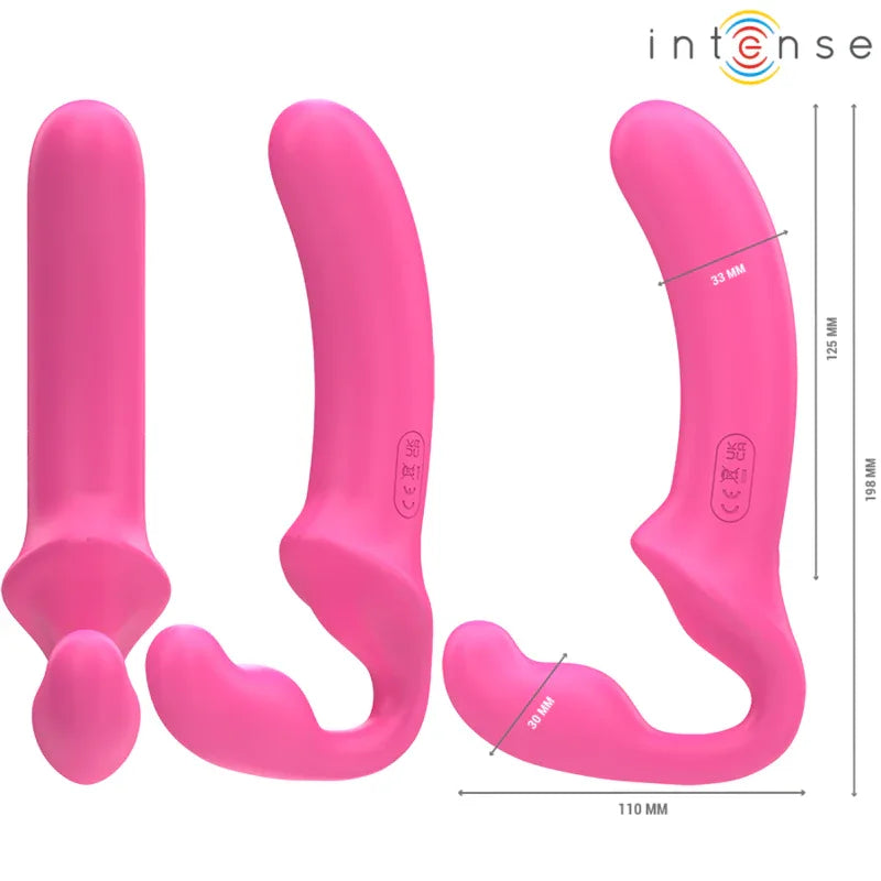 INTENSE - AMY DOPPELVIBRATOR 20 CM ROSA FERNBEDIENUNG - Vanelion Paradise