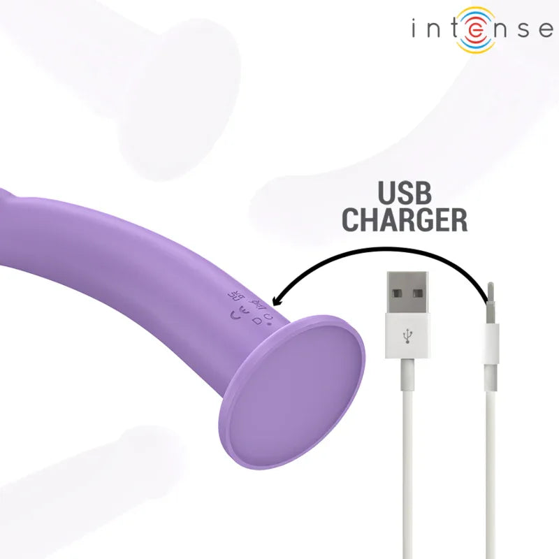 INTENSE - EDDIE VIBRATOR 17,5 CM 10 VIBRATIONEN LILA FERNBEDIENUNG - Vanelion Paradise