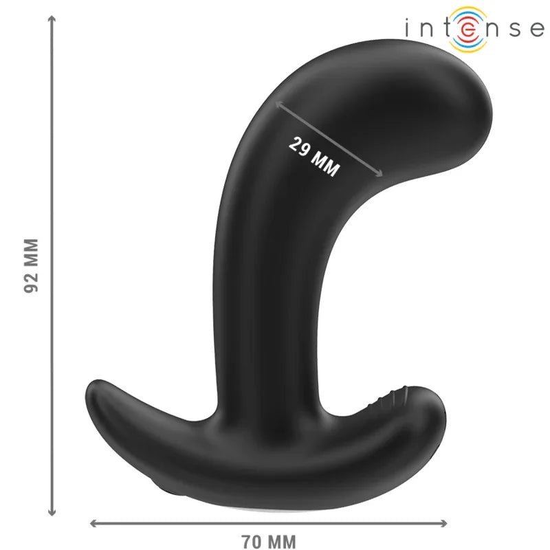 INTENSE - CHANDLER ANAL PLUG 10 VIBRATIONEN SCHWARZ FERNBEDIENUNG - Vanelion Paradise