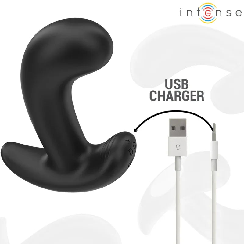 INTENSE - CHANDLER ANAL PLUG 10 VIBRATIONEN SCHWARZ FERNBEDIENUNG - Vanelion Paradise