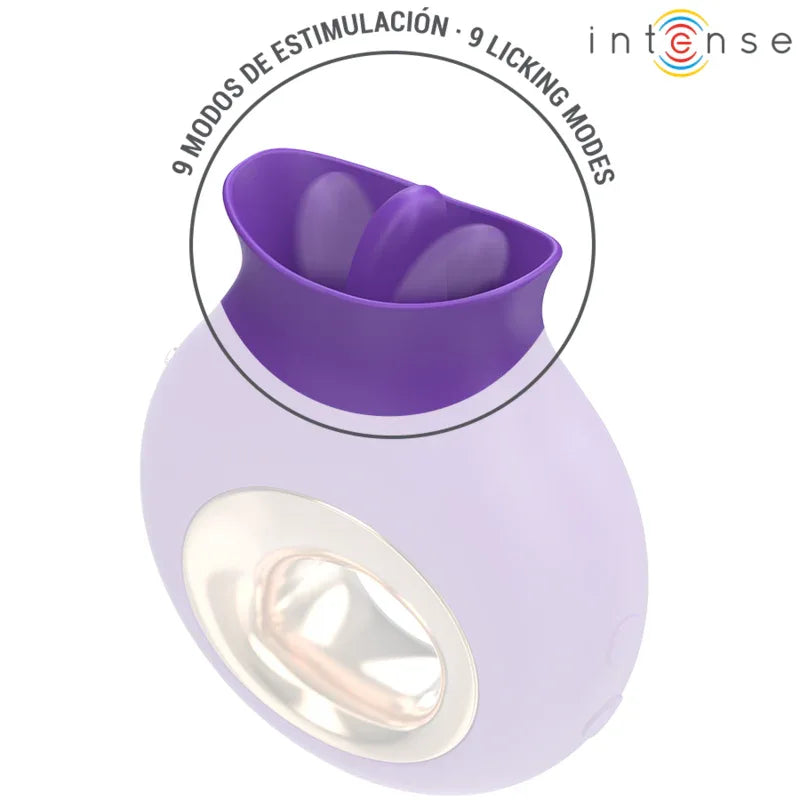 INTENSE - TULI KLITORISSTIMULATOR 9 VIBRATIONEN & 9 OSZILLATIONEN LILA - Vanelion Paradise
