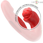 INTENSE - NATHY DOPPELVIBRATOR MIT MULTIFUNKTIONS-STIMULIERENDER MUND ROT - Vanelion Paradise