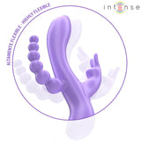 INTENSE - MIKO DREIFACHVIBRATOR RABBIT & STIMULATOR & ANAL 7 VIBRATIONEN LILA - Vanelion Paradise