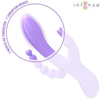 INTENSE - MIKO DREIFACHVIBRATOR RABBIT & STIMULATOR & ANAL 7 VIBRATIONEN LILA - Vanelion Paradise