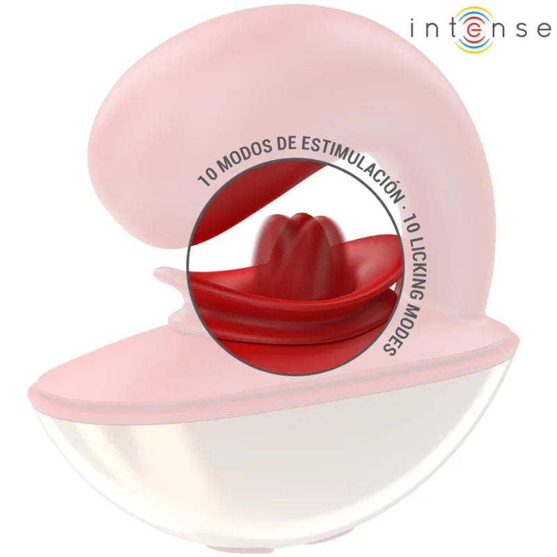 INTENSE - MARIAH VIBRATOR & STIMULATOR IN U-FORM 10 VIBRATIONEN ROT - Vanelion Paradise