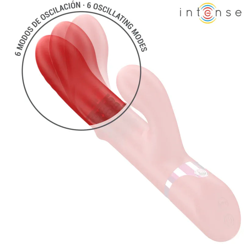 INTENSE - LELE MULTIFUNKTIONSVIBRATOR ROTIEREND & OSZILLATION & STIMULATION ROT - Vanelion Paradise