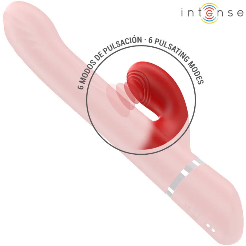 INTENSE - LELE MULTIFUNKTIONSVIBRATOR ROTIEREND & OSZILLATION & STIMULATION ROT - Vanelion Paradise
