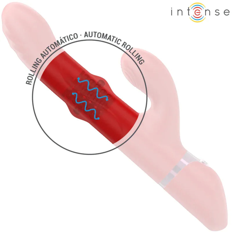 INTENSE - LELE MULTIFUNKTIONSVIBRATOR ROTIEREND & OSZILLATION & STIMULATION ROT - Vanelion Paradise