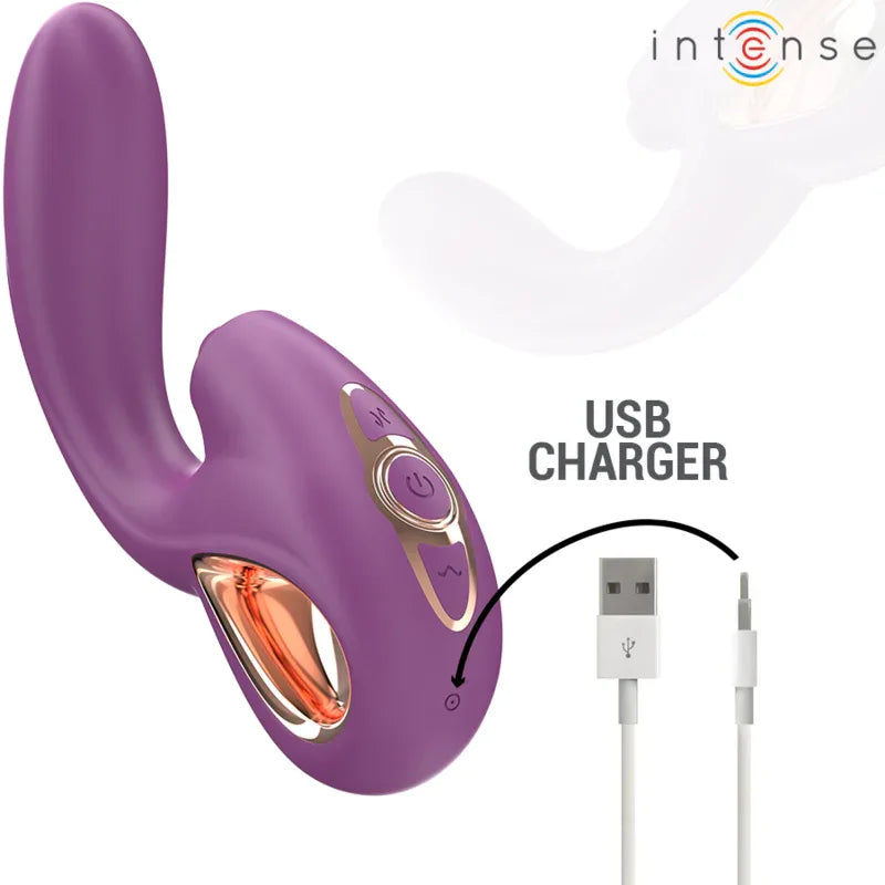 INTENSE - LALI MULTIFUNKTIONS-G-PUNKT-VIBRATOR TAPPING & STOSS & VIBRATION LILA - Vanelion Paradise