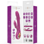 INTENSE - HALLE MULTIFUNKTIONSVIBRATOR MIT DELFIN-STIMULIERENDER ZUNGE LILA - Vanelion Paradise
