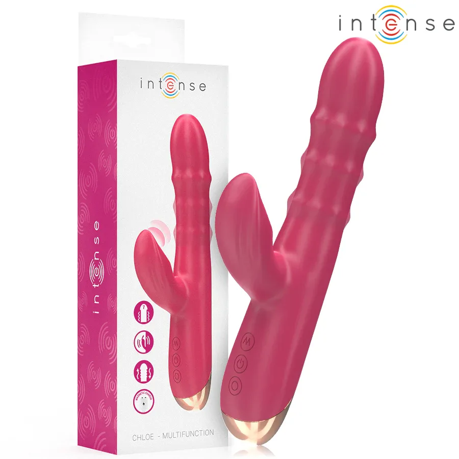 INTENSE - CHLOE MULTIFUNKTIONSVIBRATOR 3 IN 1 ROT - Vanelion Paradise