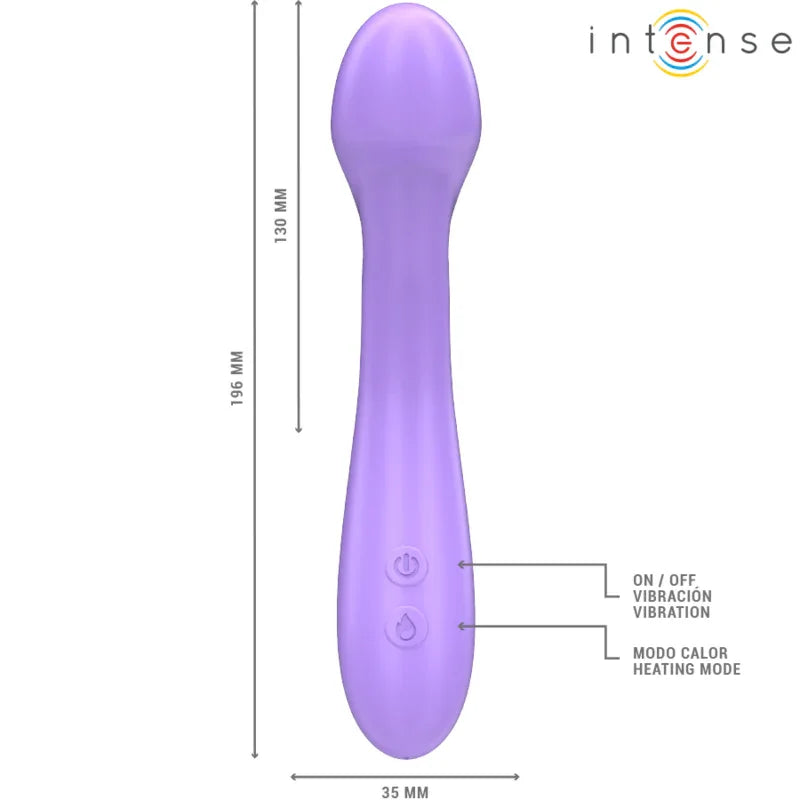 INTENSE - BECKY VIBRATOR 19 CM HEIZBAR 7 VIBRATIONEN LILA - Vanelion Paradise