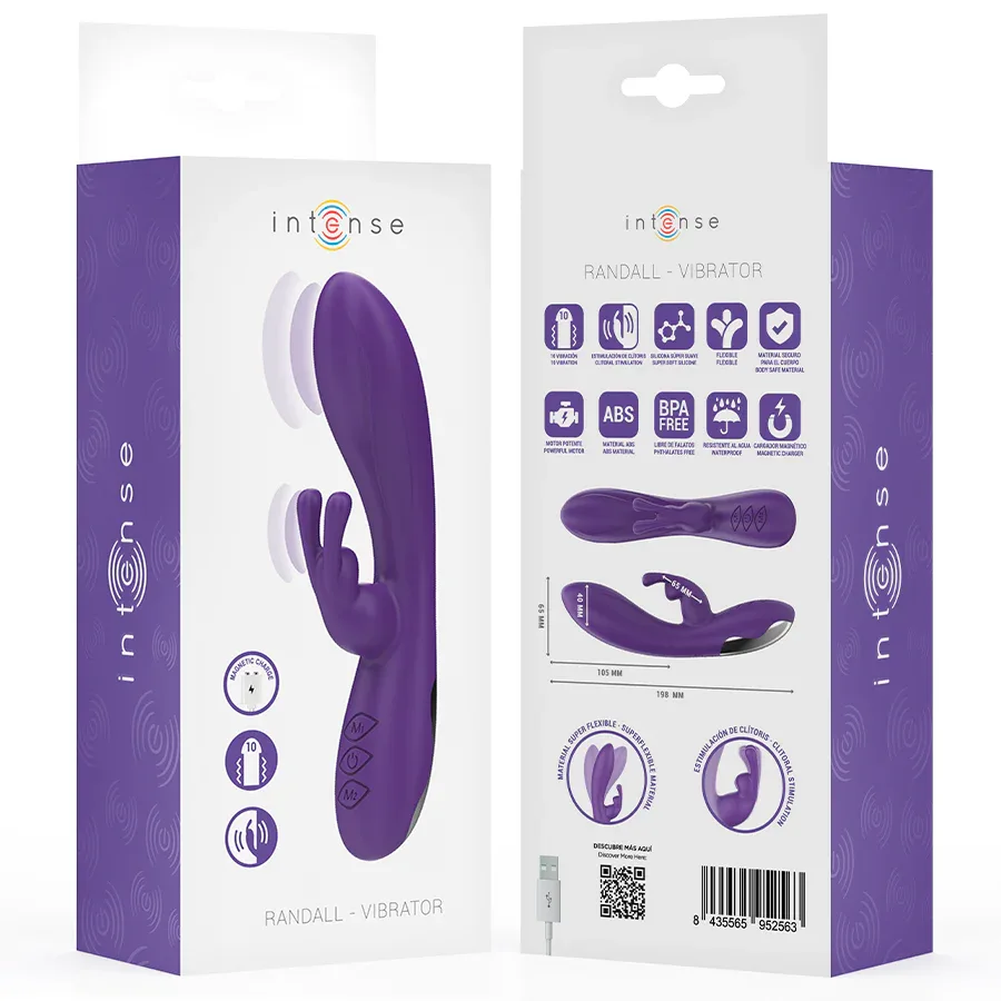 INTENSE - RANDALL RABBIT VIBRATOR 10 VIBRATIONEN LILA - Vanelion Paradise