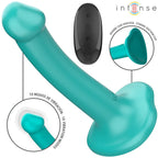 INTENSE - KATIE VIBRATOR MIT SAUGNÄPFEN 10 VIBRATIONEN BLAU FERNBEDIENUNG - Vanelion Paradise