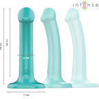 INTENSE - KATIE VIBRATOR MIT SAUGNÄPFEN 10 VIBRATIONEN BLAU FERNBEDIENUNG - Vanelion Paradise