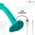 INTENSE - KATIE VIBRATOR MIT SAUGNÄPFEN 10 VIBRATIONEN BLAU FERNBEDIENUNG - Vanelion Paradise